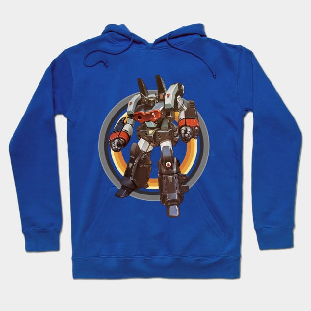 80s vintage mecha Hoodie by Trazzo